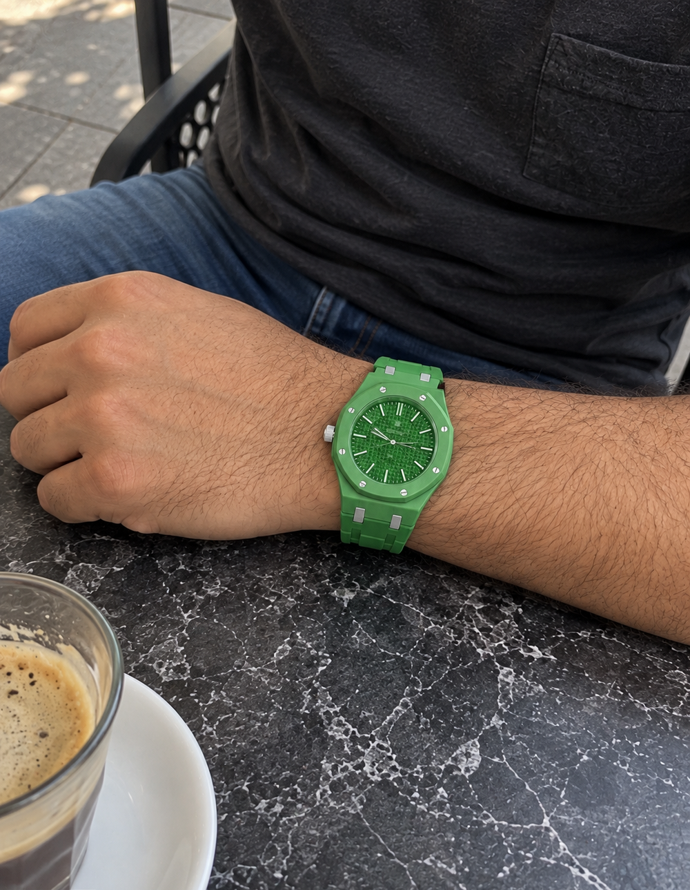 Illustration IA — ose le vert.